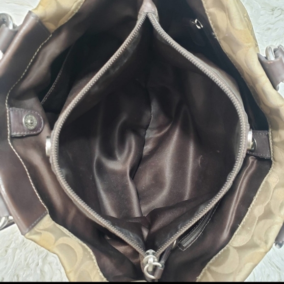 Coach Ashley Signature Satin Carryall Satchel Bag - Picture 12 of 12